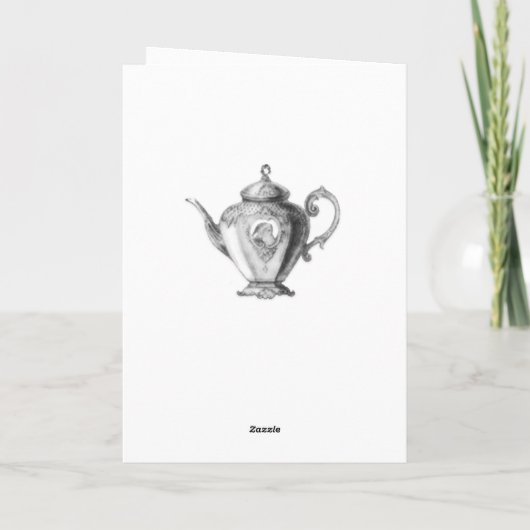 Invitations de thé de Noël (Dos)