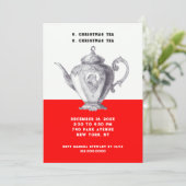 Invitations de thé de vacances (Debout devant)