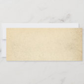 Invitations de tickets d'embarquement mariage (Dos)