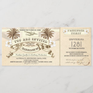 Invitations de tickets d'embarquement pour les mar