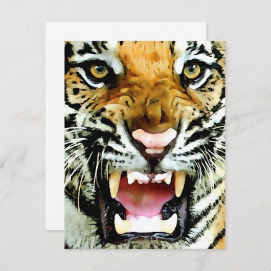 Invitations de tigres (Devant / Derrière)