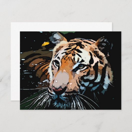 Invitations de tigres (Devant / Derrière)