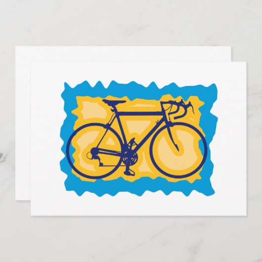 Invitations de timbres à vélo (Devant / Derrière)