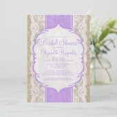 Invitations de toile de Fête de la mariée de (Debout devant)