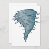 Invitations de tornade (Devant / Derrière)