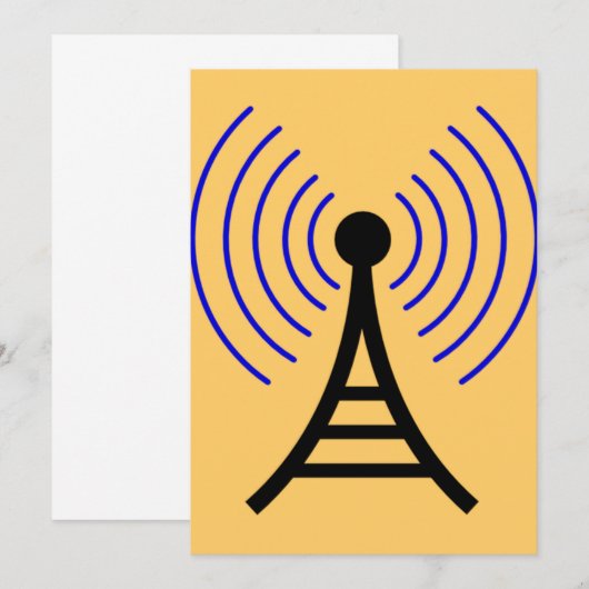 Invitations de tour radio (Devant / Derrière)