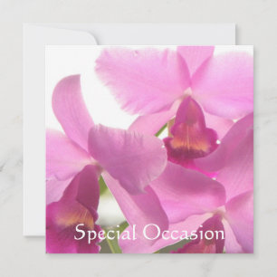 Invitations de toutes les occasions d'Orchidées/