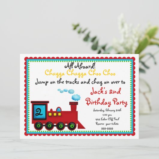 Invitations de train, Choo Choo (Debout devant)