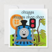 Invitations de train Chugga Choo Choo (Devant)