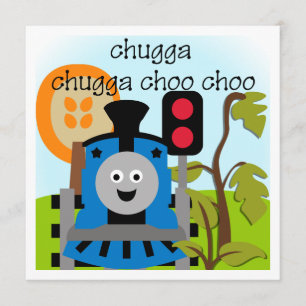 Invitations de train Chugga Choo Choo