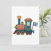 Invitations de train de jouets
