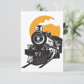 Invitations de train de vapeur (Debout devant)