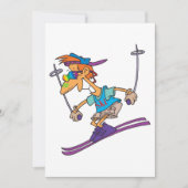 Invitations de type Guy Skiing (Devant)