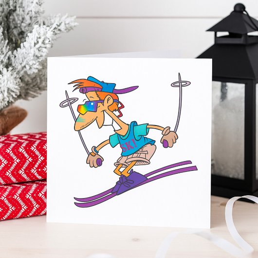 Invitations de type Guy Skiing