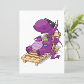 Invitations de vacances Dragon