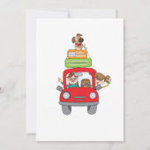 Invitations de vacances en famille (Devant)