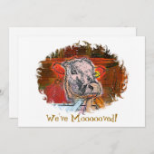 INVITATIONS DE VACHES (Devant / Derrière)