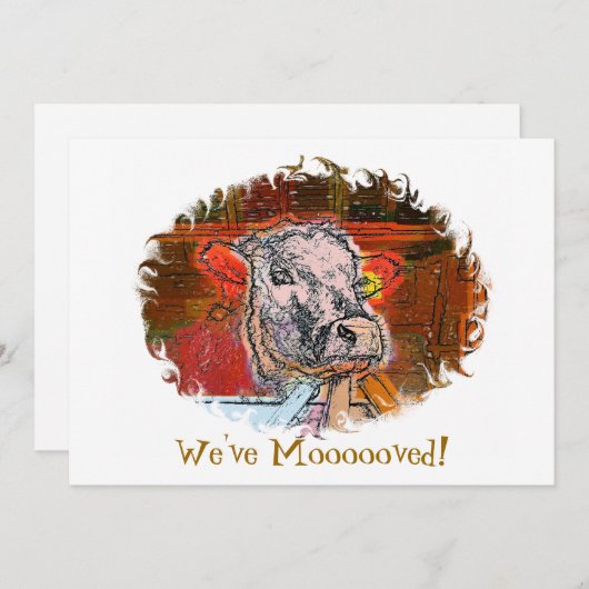 INVITATIONS DE VACHES (Devant / Derrière)