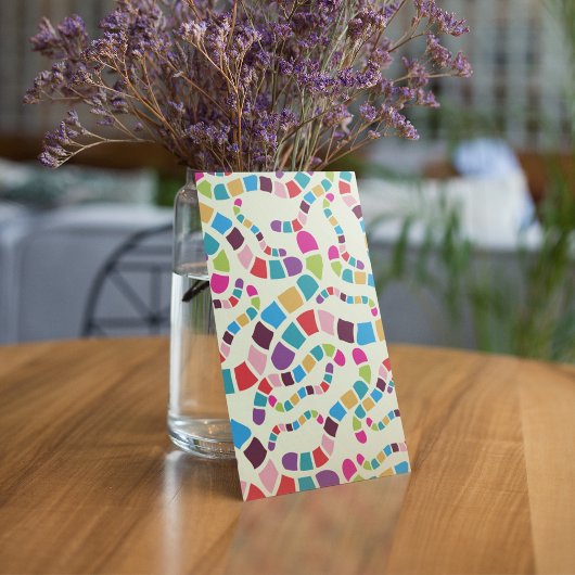 Invitations de vers colorés