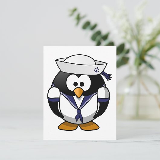 Invitations de voile de pingouin