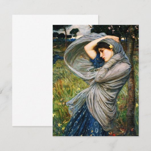 Invitations de Waterhouse Boreas (Devant / Derrière)