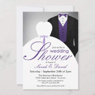 Invitations de Wedding shower Couples