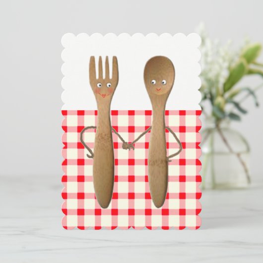 Invitations de Wedding shower Couples (Debout devant)