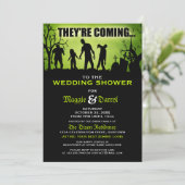 Invitations de Wedding shower fantastique Zombie (Debout devant)