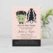 Invitations de Wedding showers de couples d'Hallow (Debout devant)
