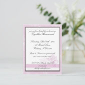 Invitations de Wedding showers de jonquilles roses (Debout devant)