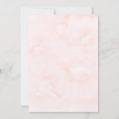 Invitations de Wedding showers neutres Boho Pink P (Dos)