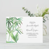 Invitations de Wedding showers tropicaux pour les (Debout devant)