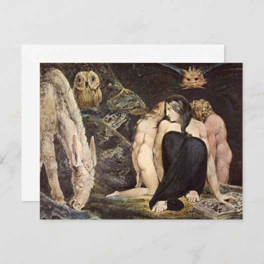 Invitations de William Blake (Devant / Derrière)