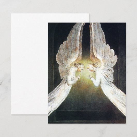 Invitations de William Blake Angels (Devant / Derrière)
