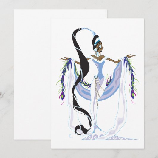 Invitations de Yemaya Divina (Devant / Derrière)