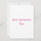 Invitations de Yorkie Boudoir (Dos)