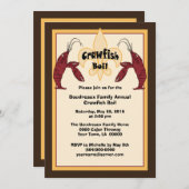 Invitations d'ébullition d'écrevisses de Cajun (Devant / Derrière)