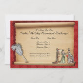 Invitations d'échange d'ornements de vacances pour (Devant)