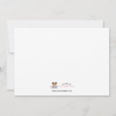 Invitations d'école maternelle ou de jardin (Dos)