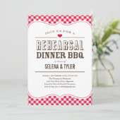 Invitations décontractées de dîner de répétition (Debout devant)
