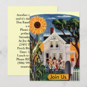 Invitations Décontractées de la famille d'occasion (Devant / Derrière)