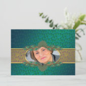 invitations décoratives élégantes de photo de (Debout devant)