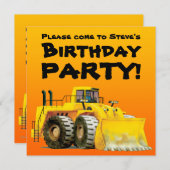 Invitations défonceuses de la partie de l'enfant (Devant / Derrière)