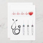 Invitations d'éléments de santé (Devant / Derrière)