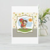 Invitations d'emballage de fille (Debout devant)