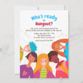 Invitations d'enfants souriants (Devant)