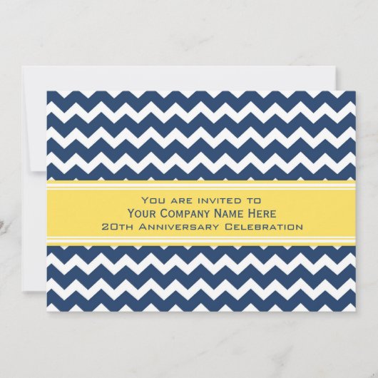 Invitations d'entreprise de fête d'anniversaire (Devant)
