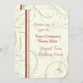 Invitations d'entreprise de week-end d'événement (Devant / Derrière)