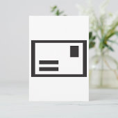 Invitations d'enveloppes noires