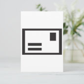 Invitations d'enveloppes noires (Debout devant)